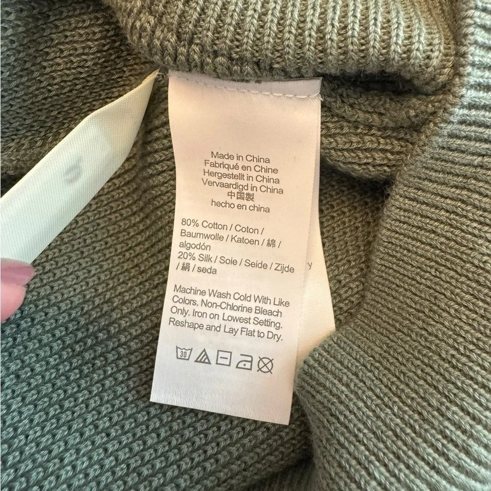 J. Crew - NWT Cotton Blend Pique Crewneck Sweater Sz S